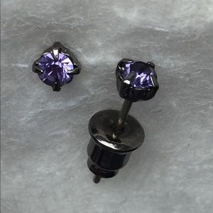 Amethyst Earings .08ct